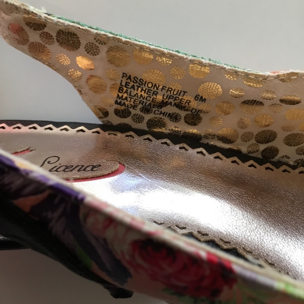 POETIC LICENSE LEATHER PEEP TOE SLING BACKS - Picture 10 of 13